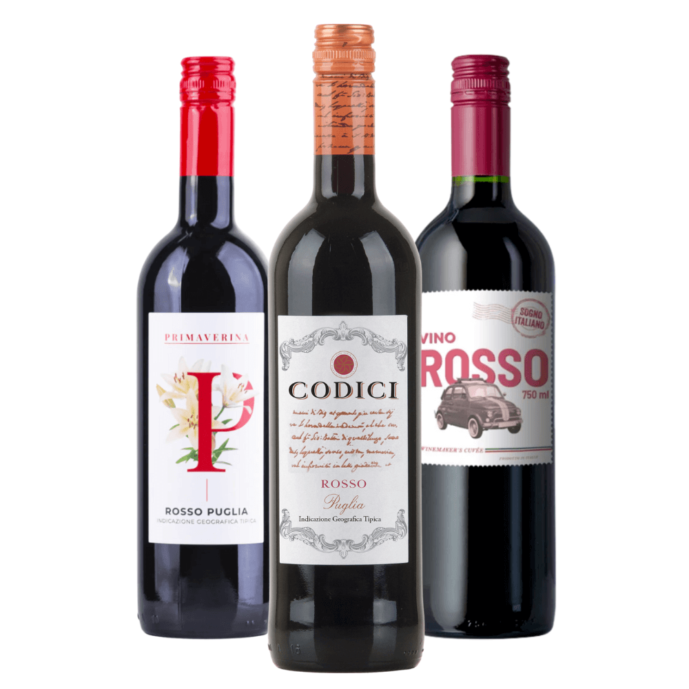 Combo 3 vinhos Italianos Demi-Sec: Primaverina, Codici, Sogno Italiano