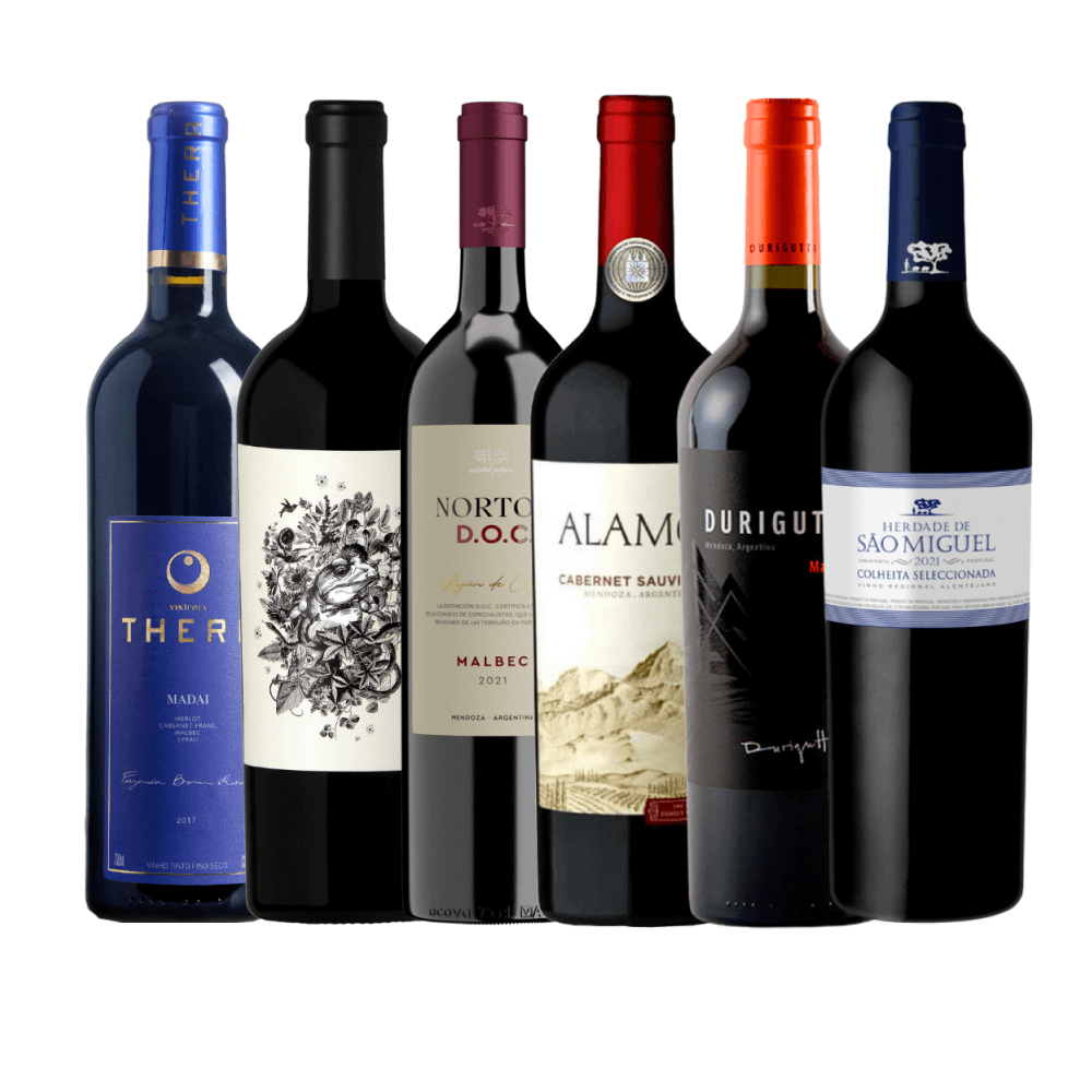 Combo Vinhos Premium - 6 Unidades