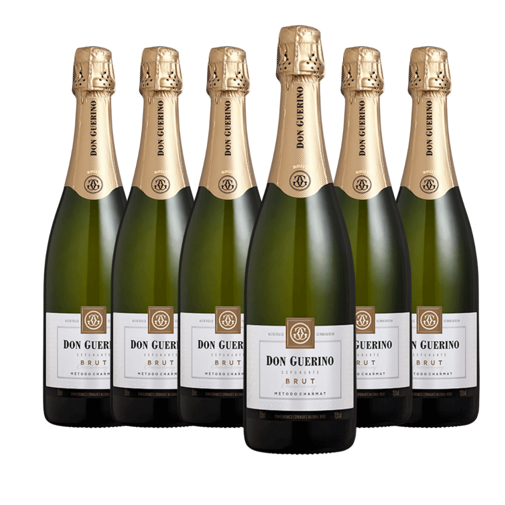 Espumante Don Guerino Brut Branco Chardonnay - 6 Unidades