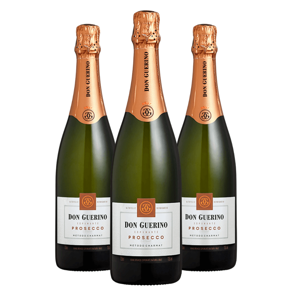Espumante Don Guerino Brut Prosecco - 3 Unidades