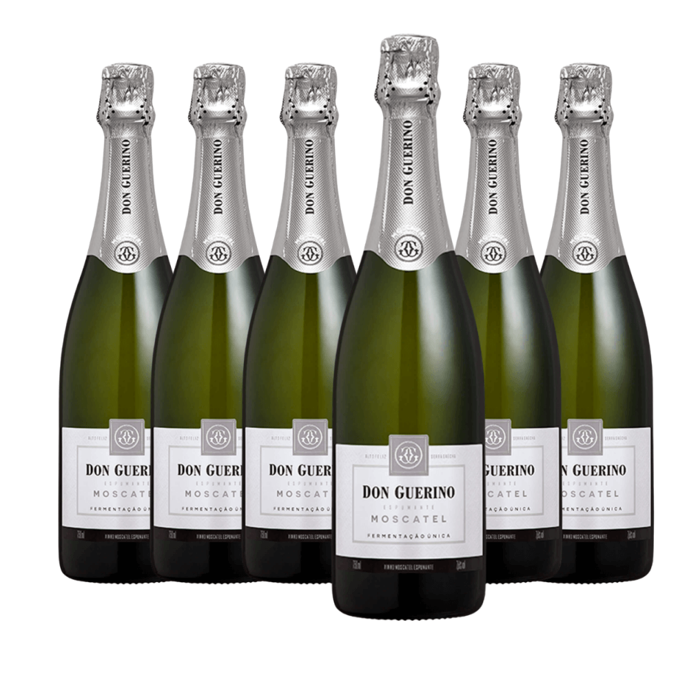 Espumante Don Guerino Moscatel Branco - 6 Unidades