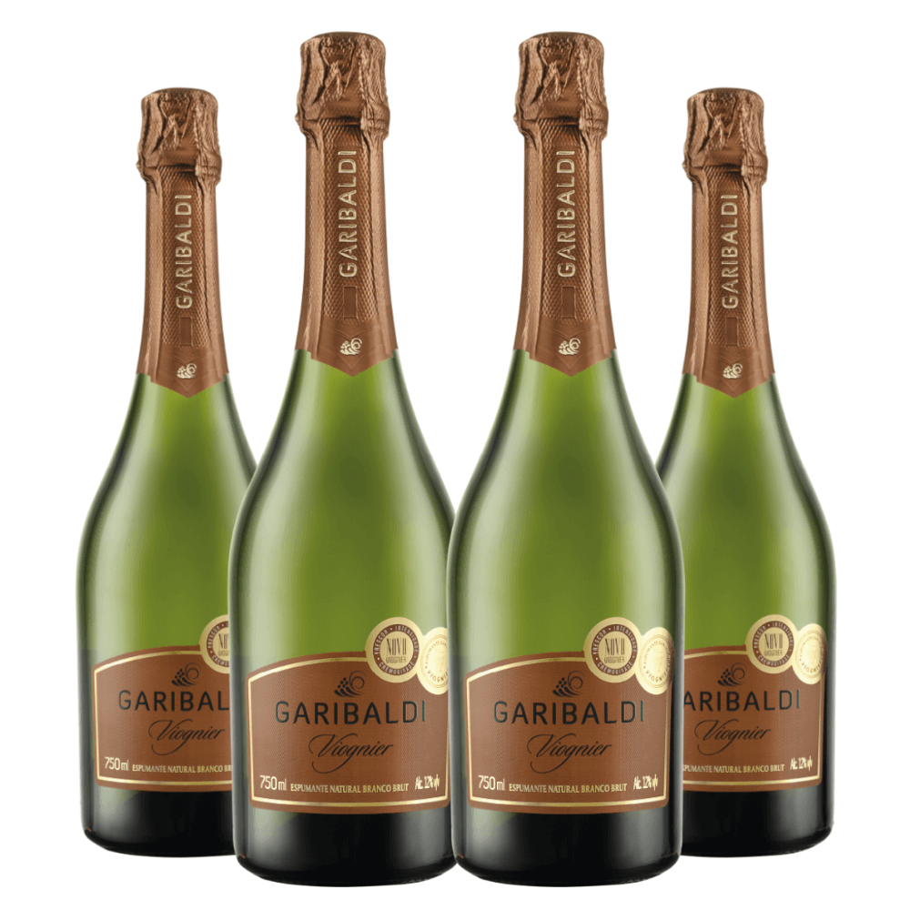 Espumante Garibaldi Brut Viognier - 4 Unidades