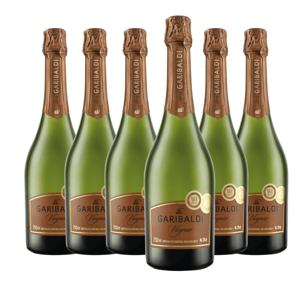 Espumante Garibaldi Brut Viognier - 6 Unidades