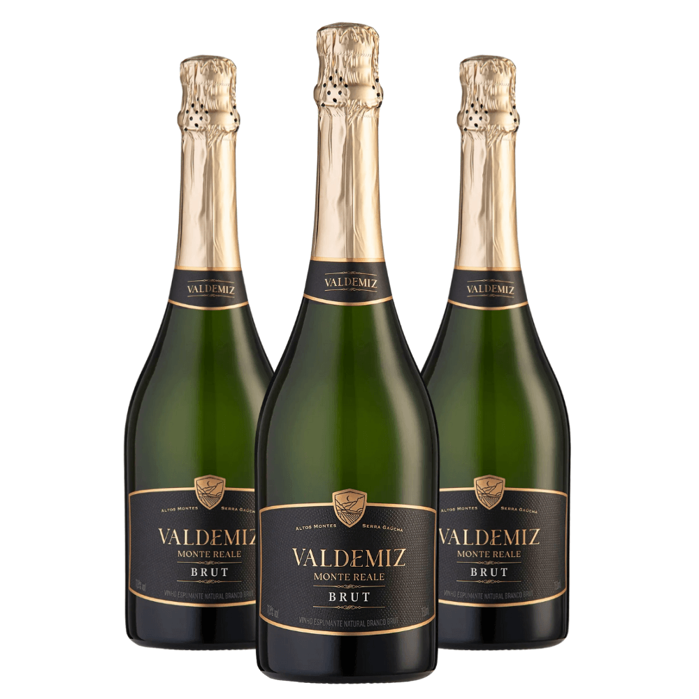 Espumante Monte Reale Valdemiz Prosecco Brut - 3 Unidades