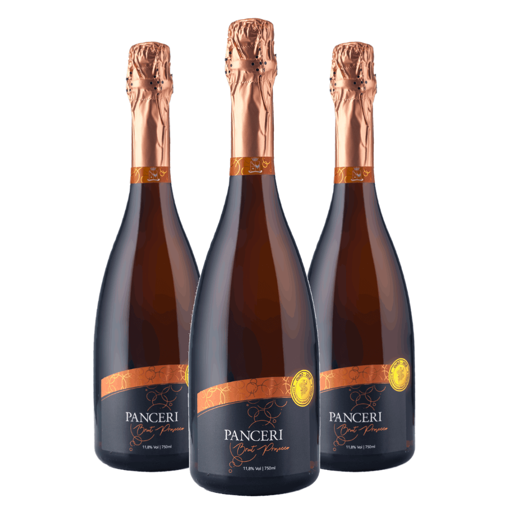 Espumante Panceri Prosecco Brut Charmat - 3 Unidades