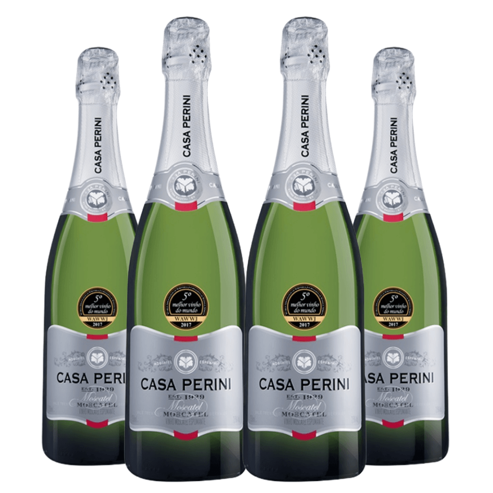 Kit Espumante Casa Perini Moscatel - 4 Unidades