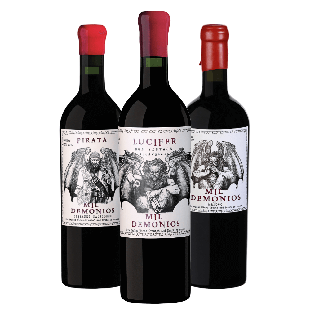 Kit Mil Demônios: Lucifer, Pirata, Malbec
