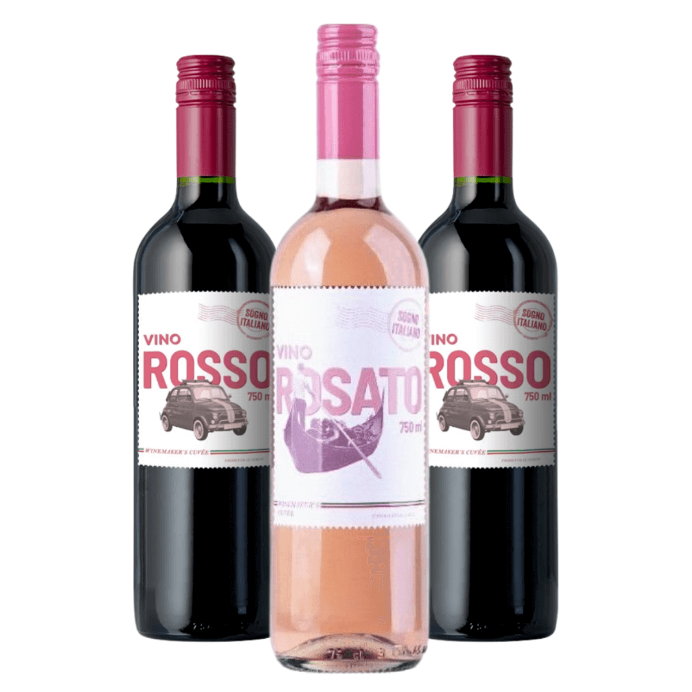 Kit Vinho Italiano Sogno Italiano - 3 Unidades