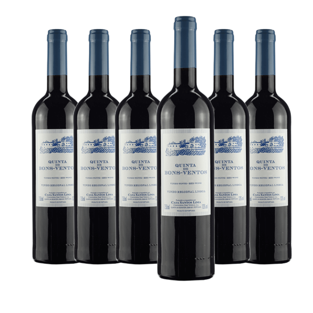 Kit Vinho Quinta de Bons Ventos Tinto - 6 Unidades