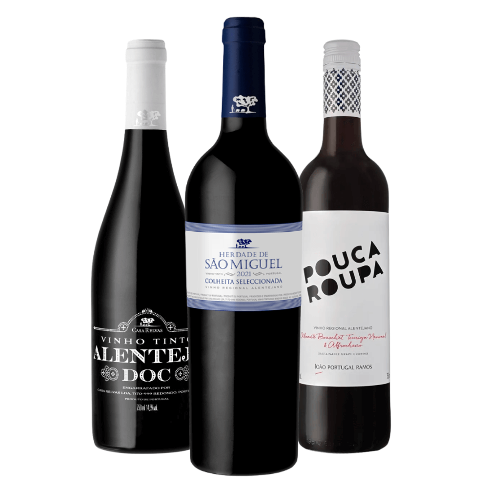 Kit Vinhos Alentejo DOC, Herdade São Miguel, Pouca Roupa