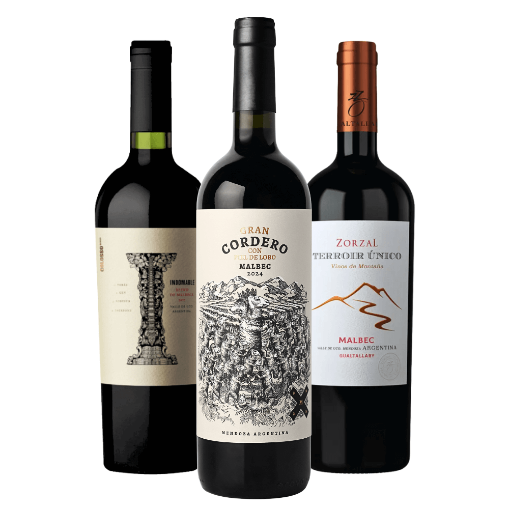 Kit Vinhos Argentinos: Colosso, Gran Cordero, Zorzal