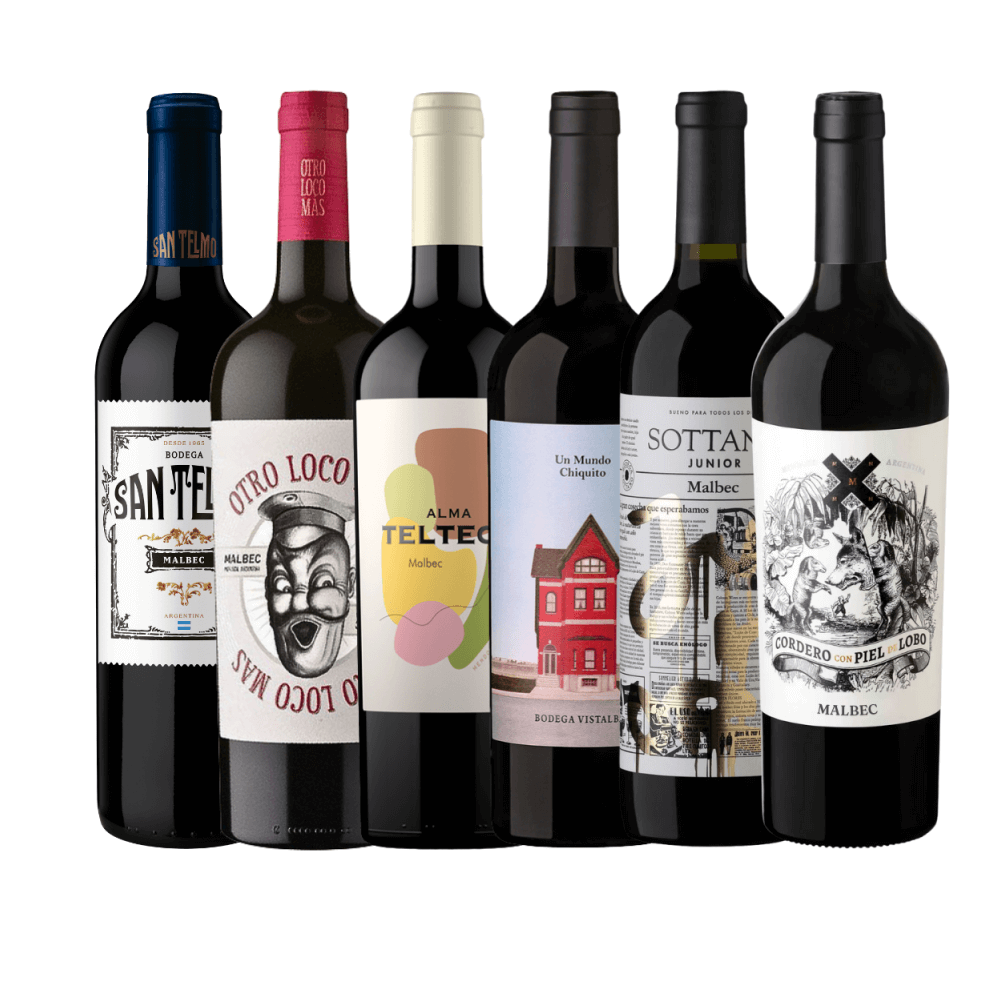 Kit Vinhos Argentinos Malbec - 6 Unidades
