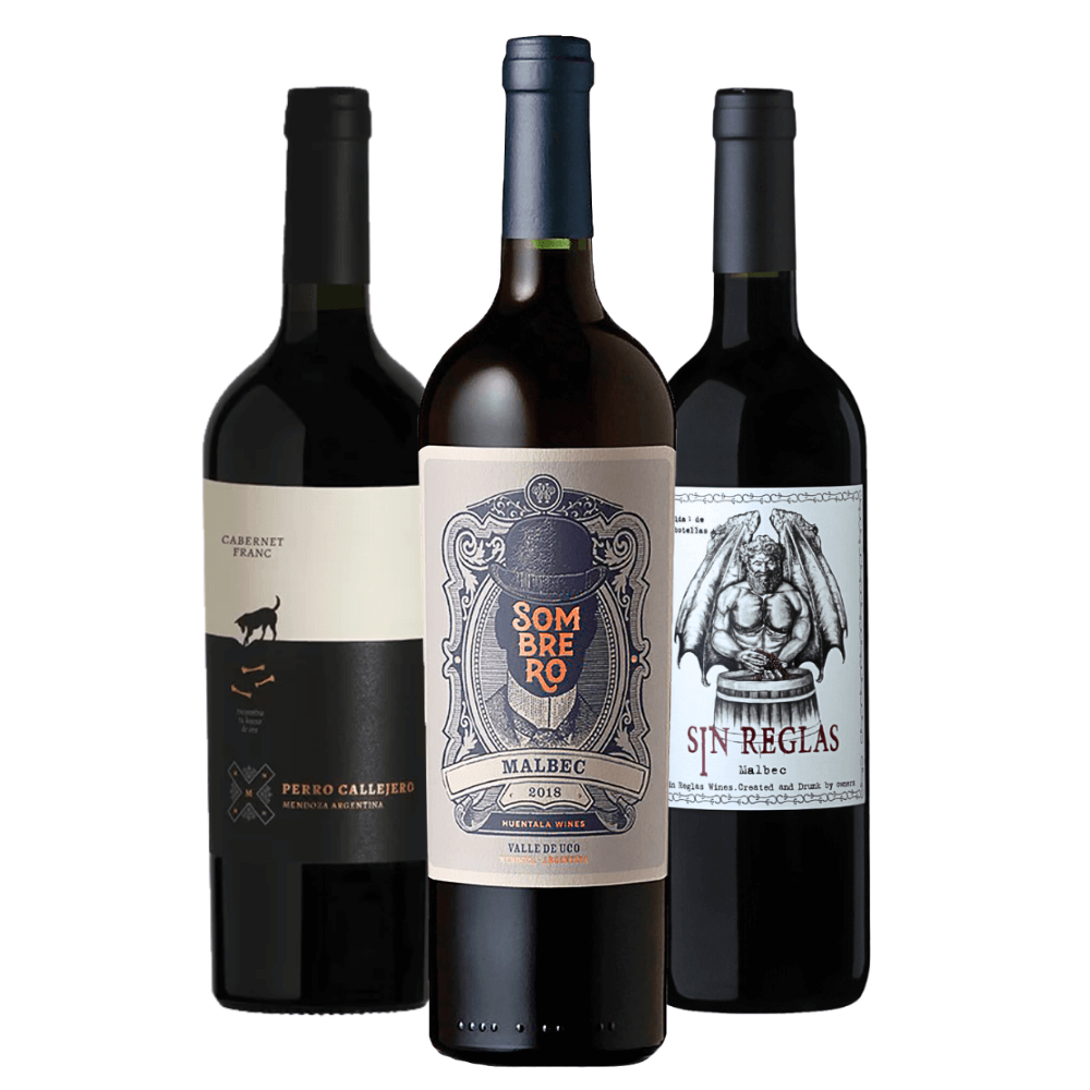 Kit Vinhos Argentinos: Perro Callejero, Sombrero, Sin Reglas