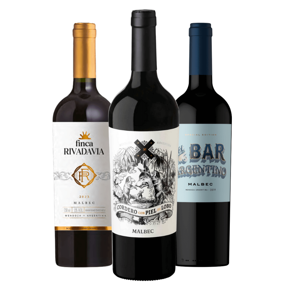 Kit Vinhos Argentinos: Rivadavia, Cordero, El Bar