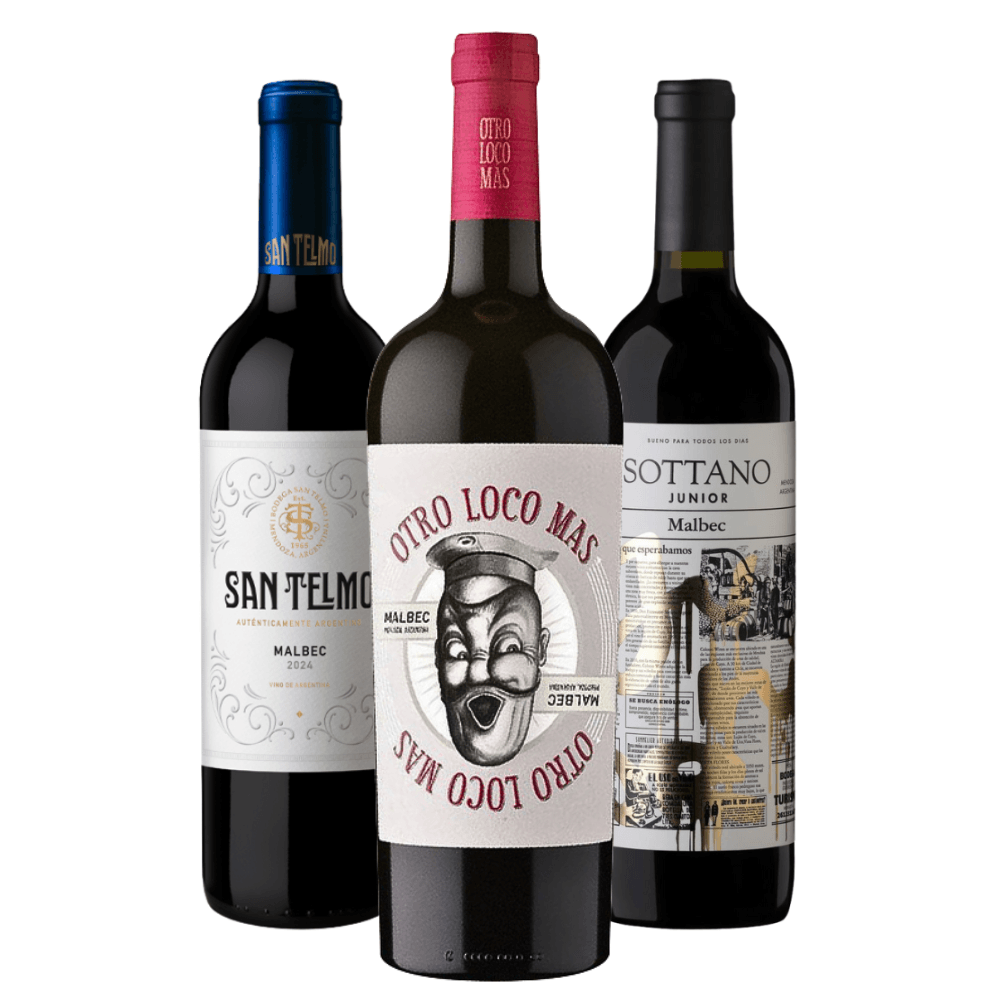 Kit Vinhos Argentinos: San Telmo, Otro Loco, Junior