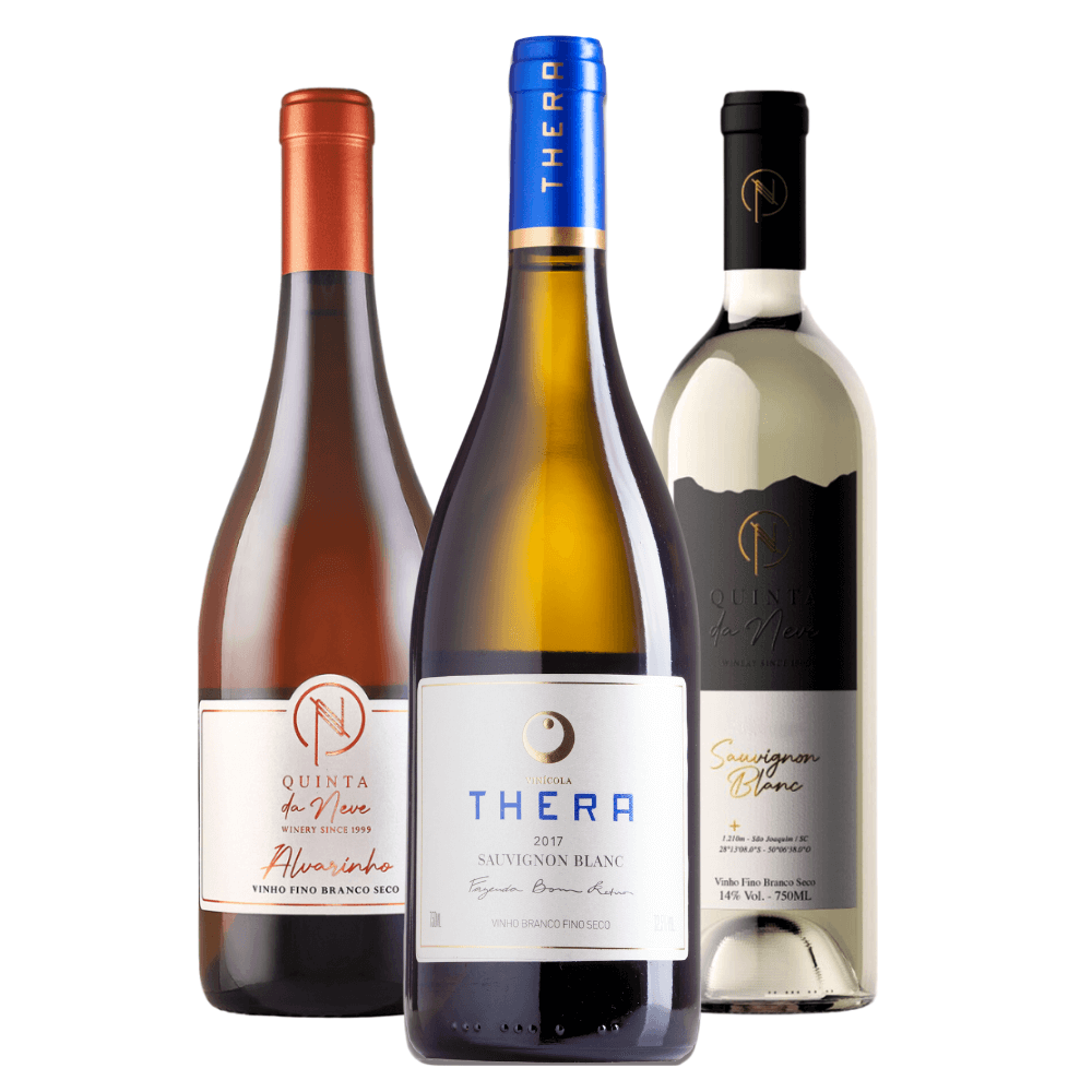 Kit Vinhos Brancos Catarinenses: Quinta da Neve e Thera