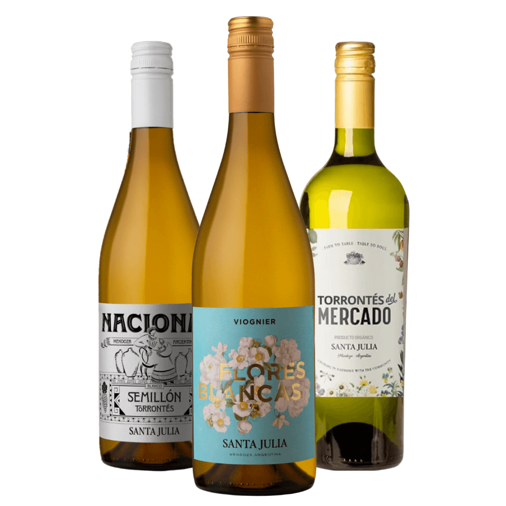 Kit Vinhos Brancos Santa Julia: Sémillon, Viognier, Torrontés