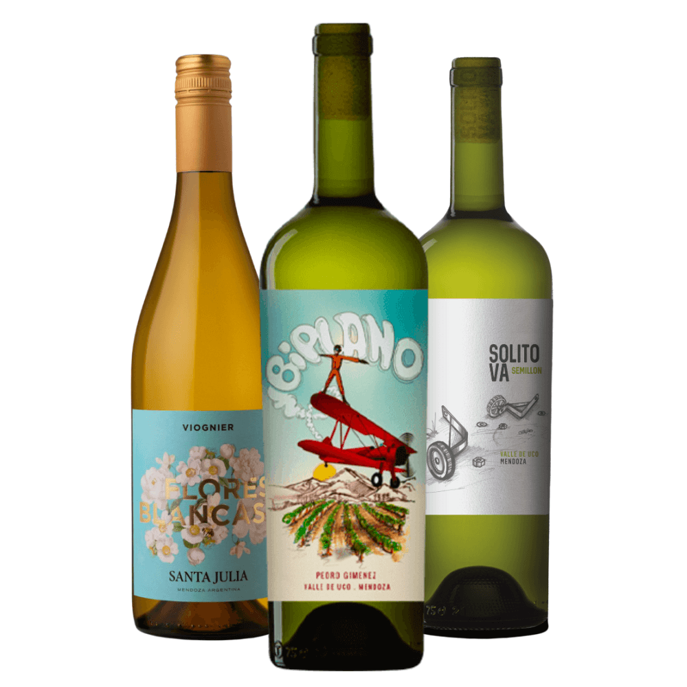 Kit Vinhos Brancos: Viognier, Pedro Gimenez, Semillon