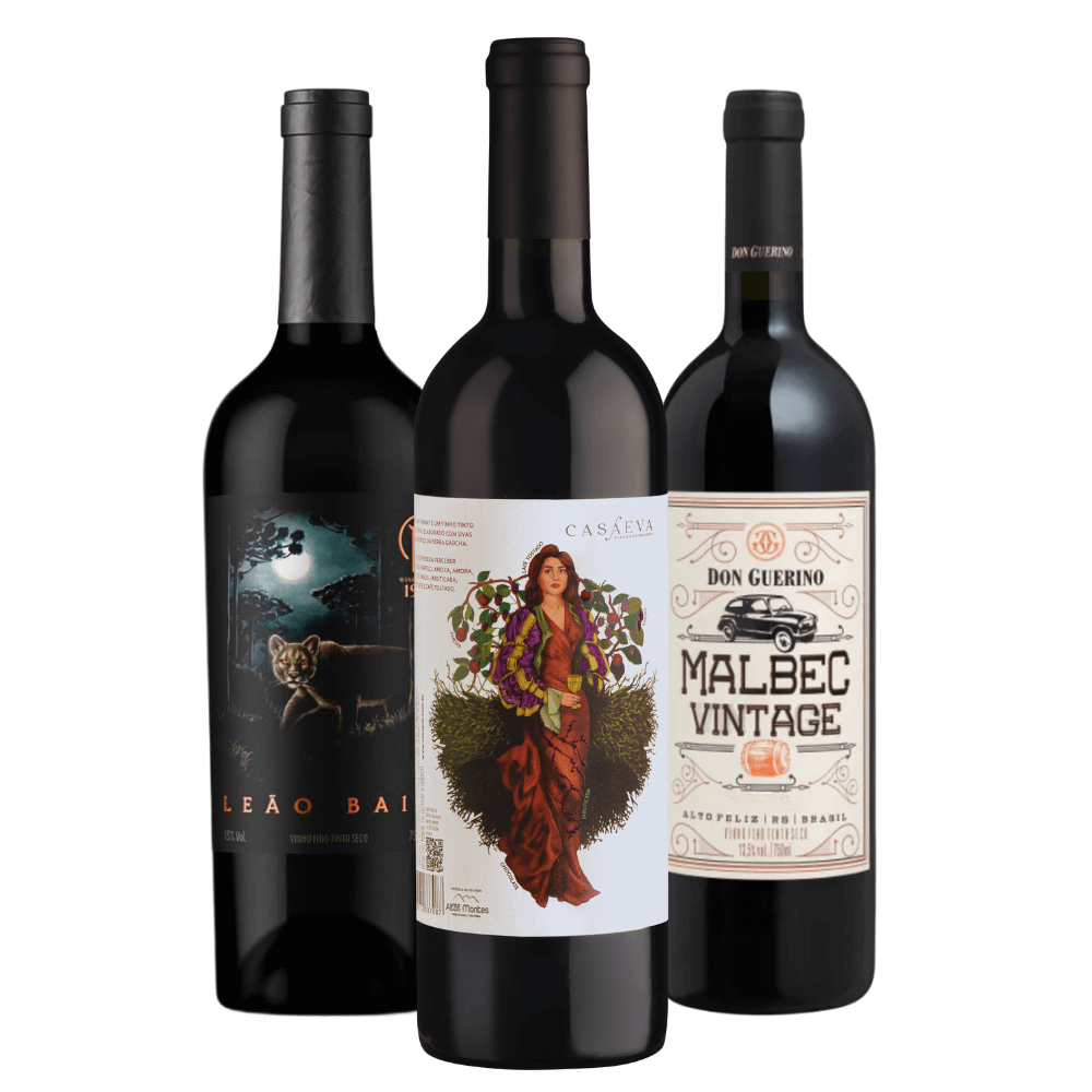 Kit Vinhos Brasileiros: Quinta da Neve, Casa Eva, Don Guerino