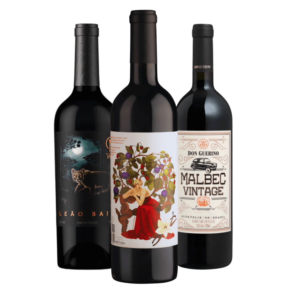 Kit Vinhos Brasileiros: Quinta da Neve, Casa Eva, Don Guerino