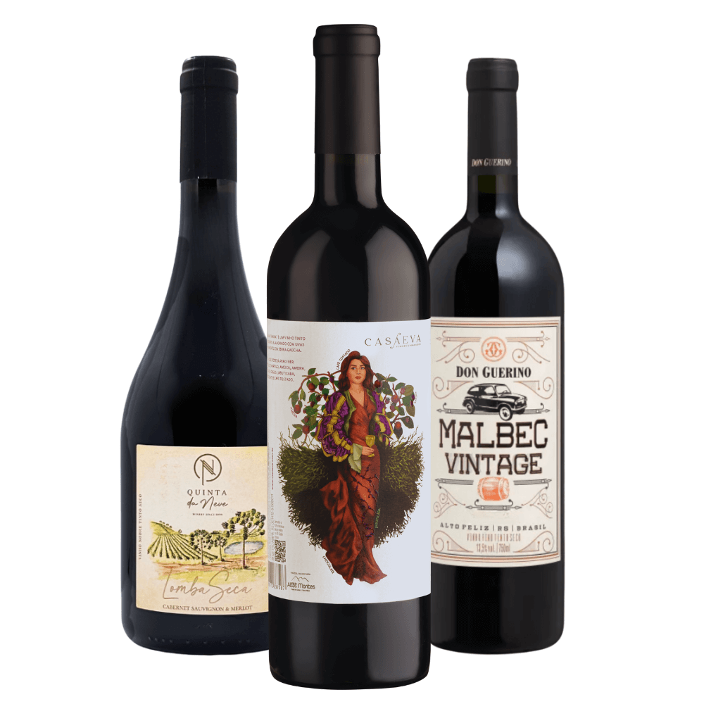 Kit Vinhos Brasileiros: Quinta da Neve, Casa Eva, Don Guerino