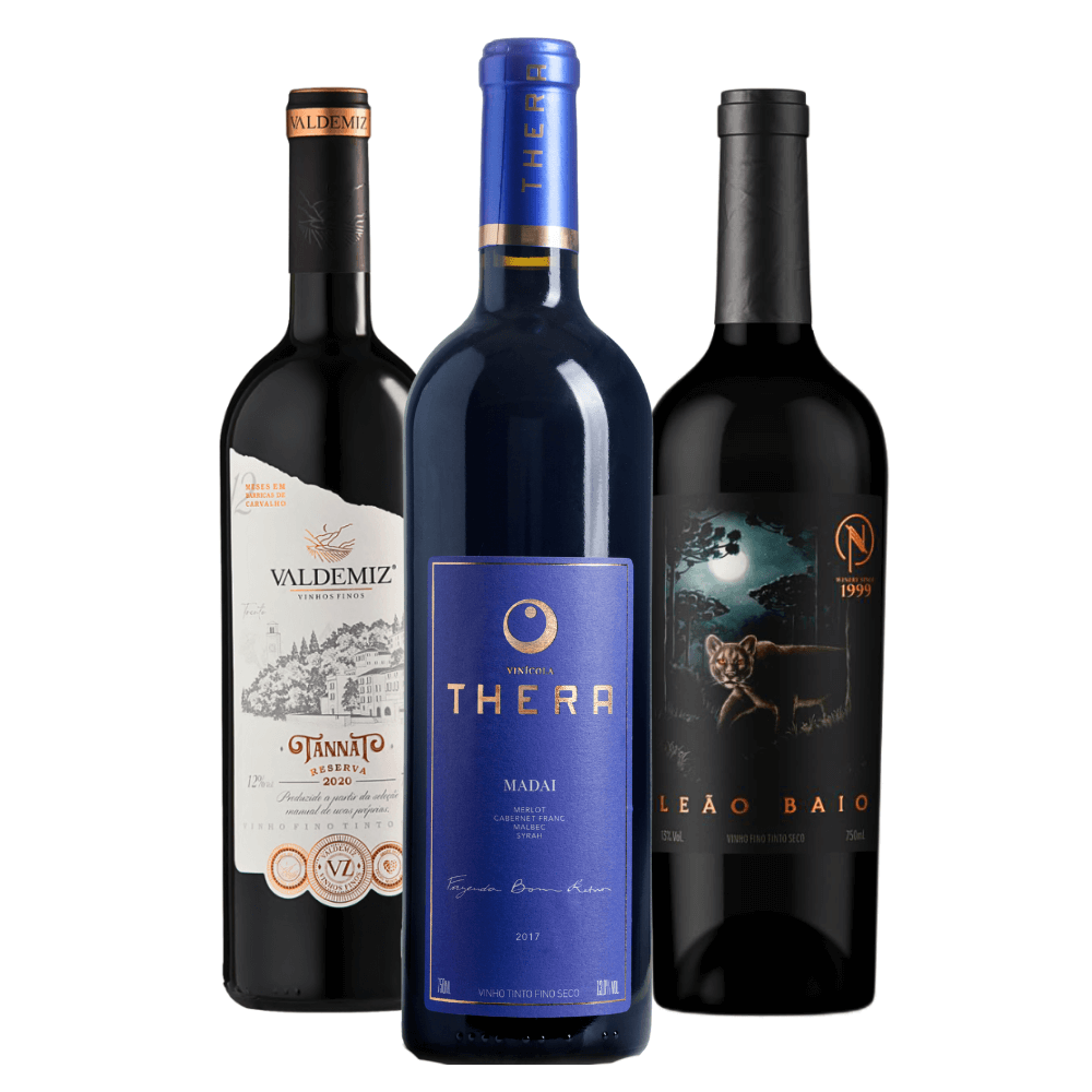 Kit Vinhos Brasileiros: Valdemiz, Thera, Quinta da Neve
