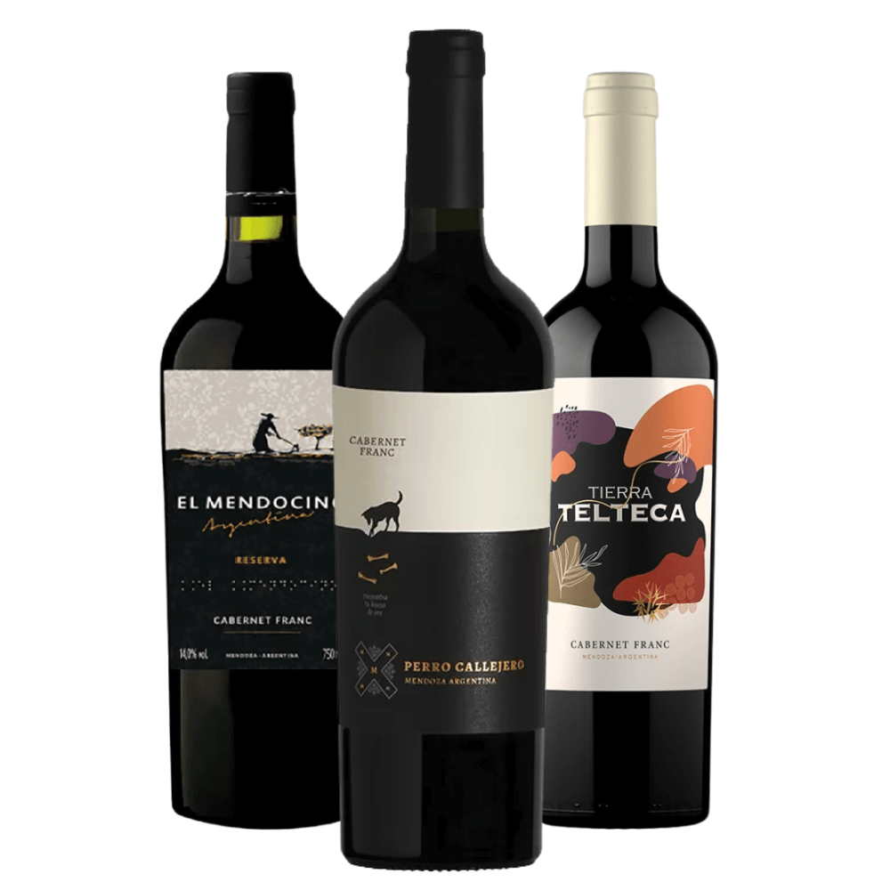 Kit Vinhos Cabernet Franc: Mendocino, Perro Callejero, Tierra Telteca