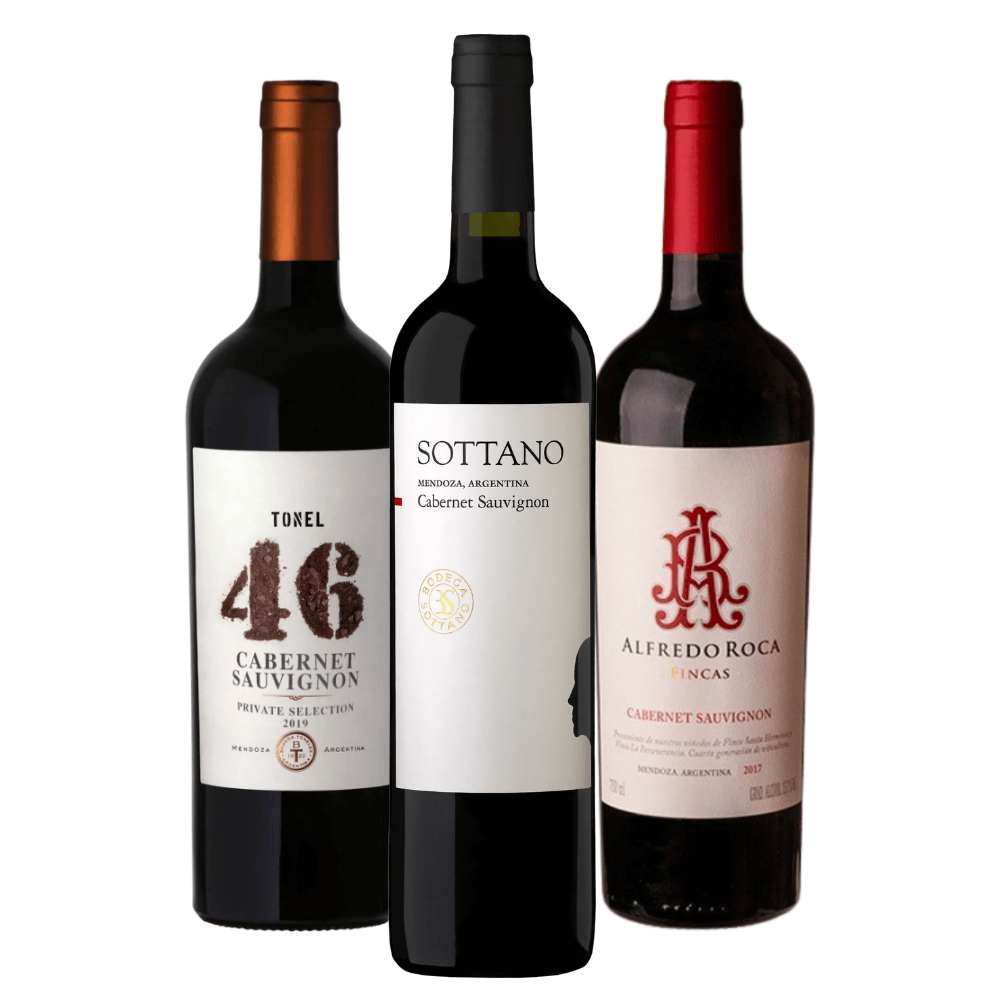 Kit Vinhos Cabernet Sauvignon: Tonel 46, Sottano, Alfredo Roca