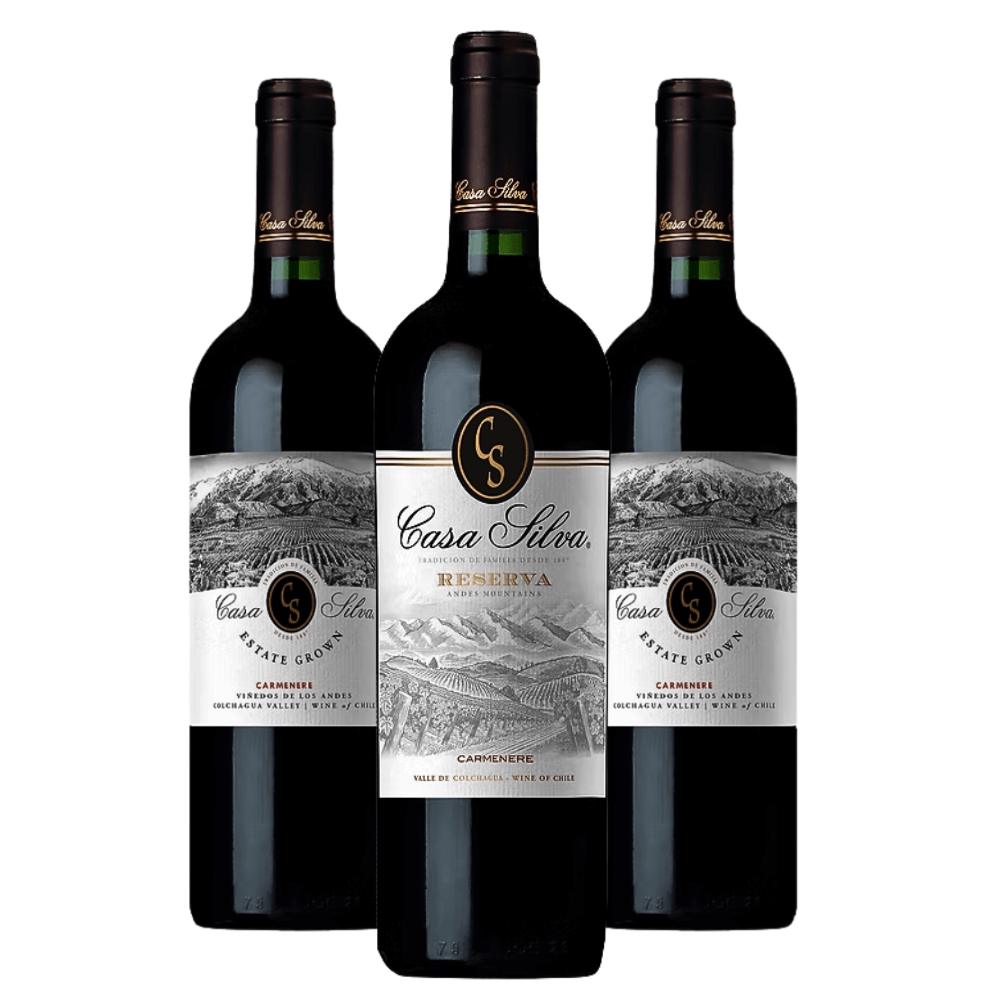 Kit Vinhos Casa Silva Carmènére - 3 Unidades