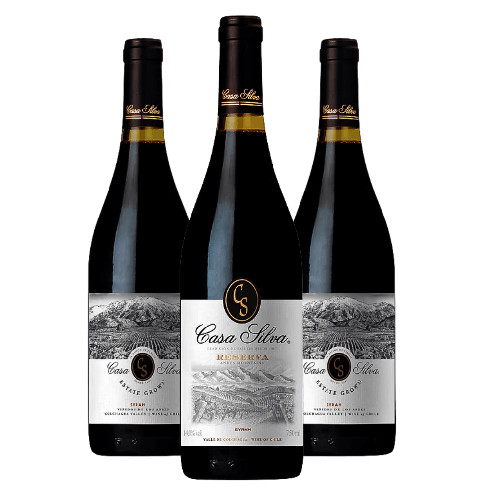 Kit Vinhos Casa Silva Syrah - 3 Unidades
