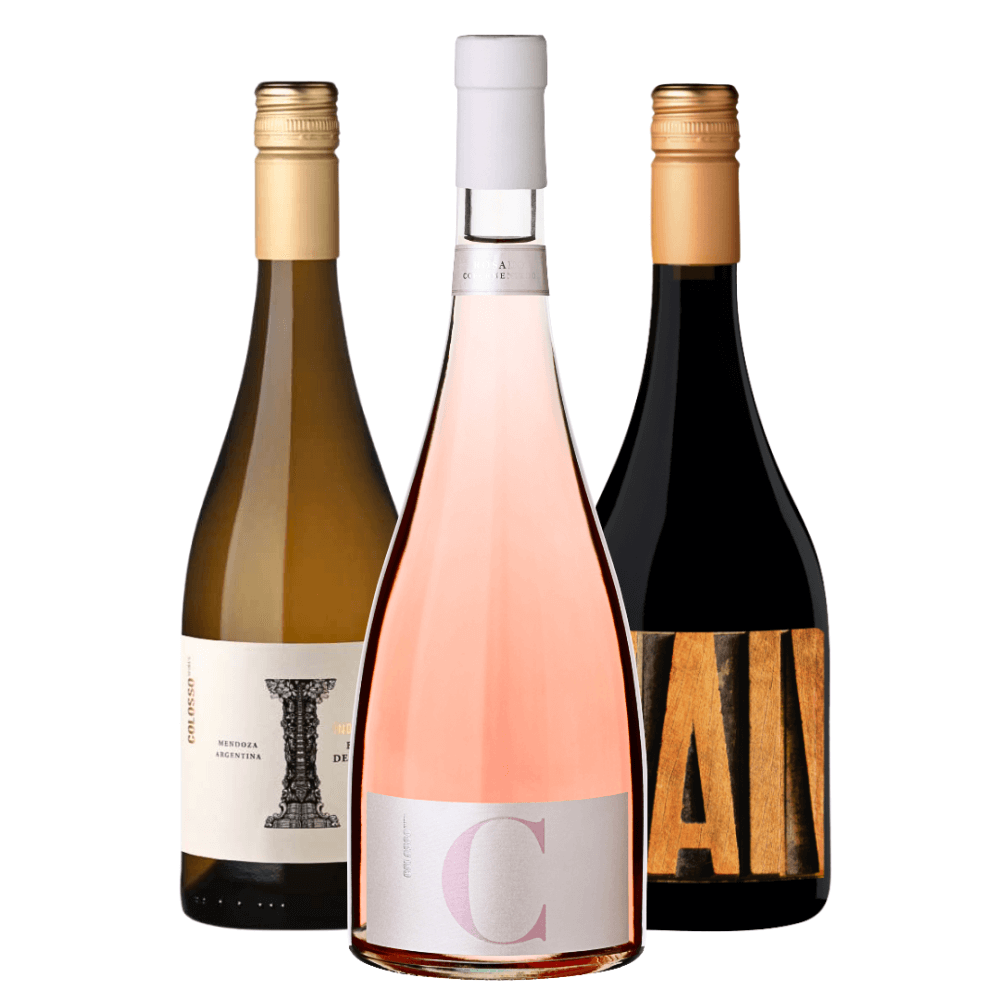 Kit Vinhos Colosso: White Malbec, Rosé, Viognier Naranjo
