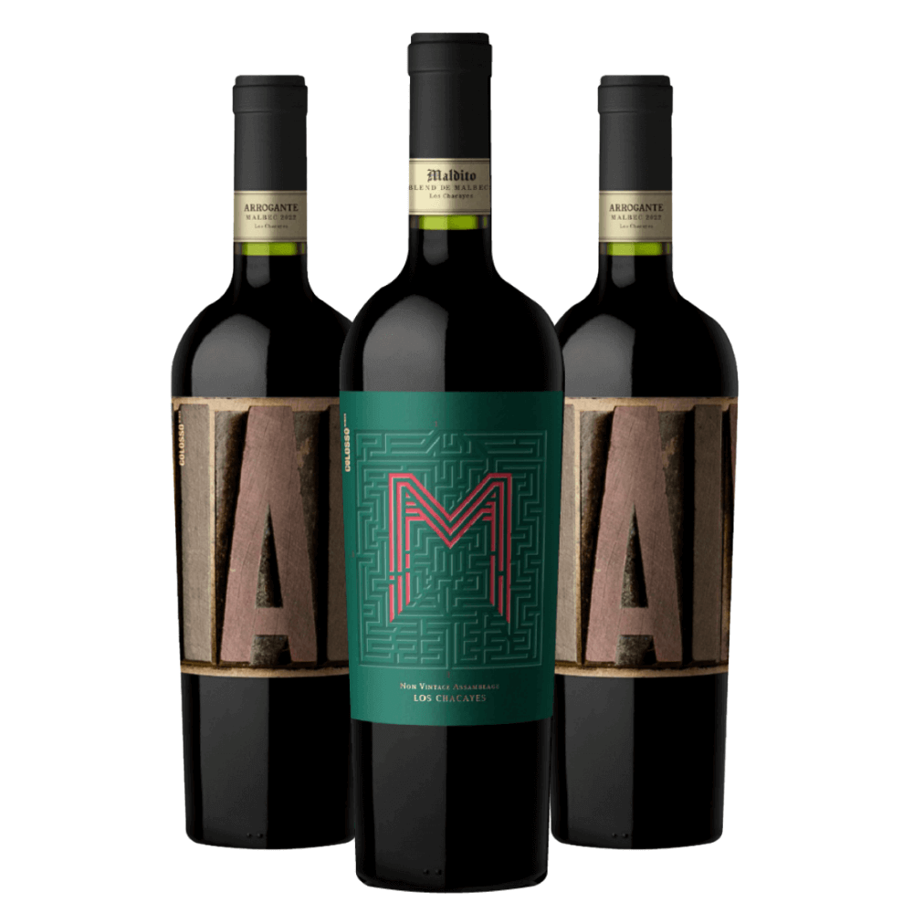Kit Vinhos Colosso Wines: Maldito Assemblage, 2 Arrogante
