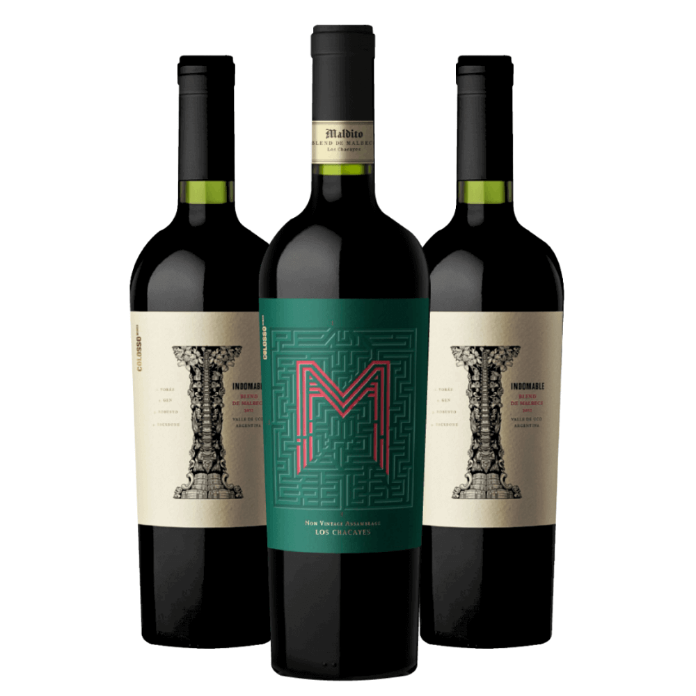Kit Vinhos Colosso Wines: Maldito Assemblage, 2 Indomable