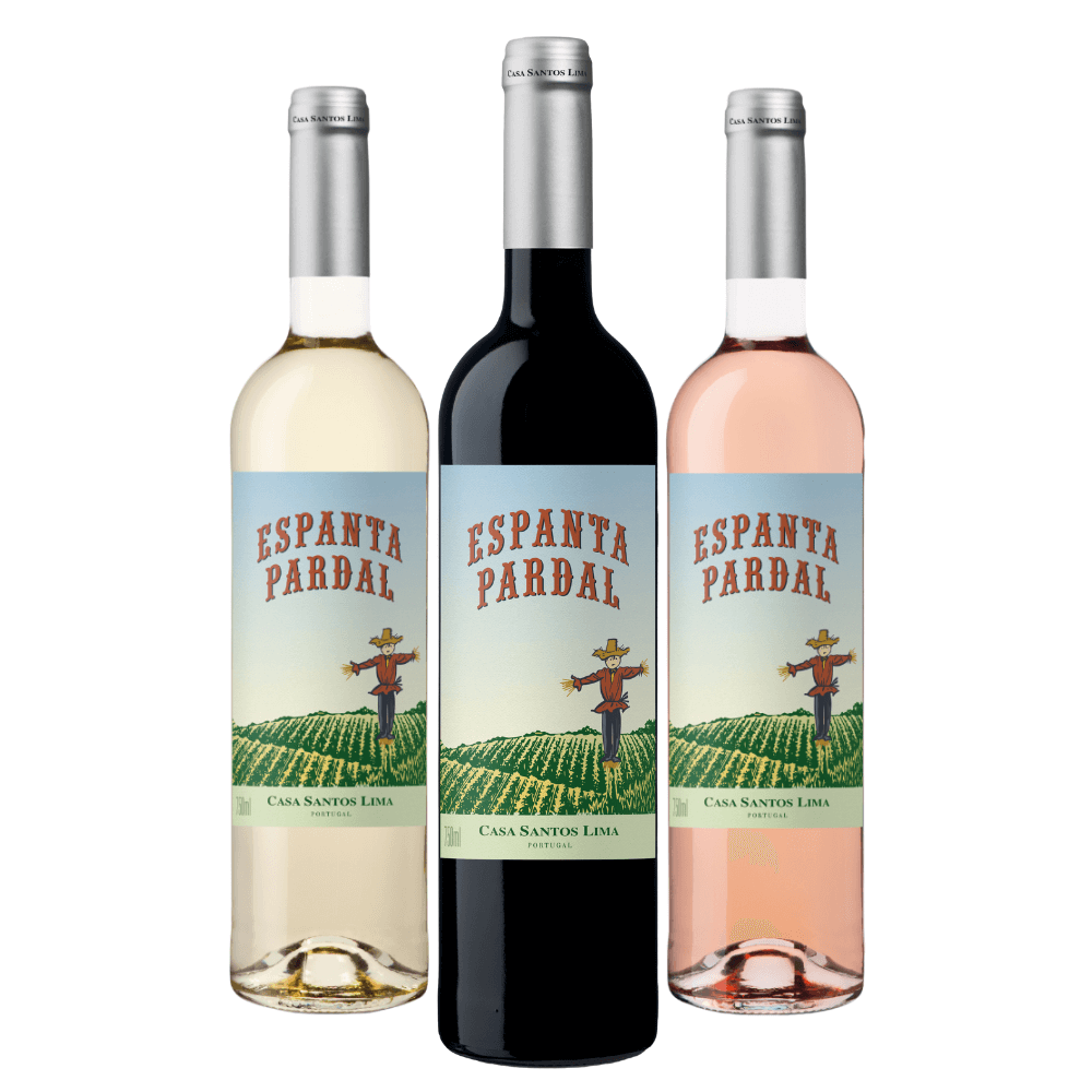Kit Vinhos Espanta Pardal: Branco, Tinto e Rosé