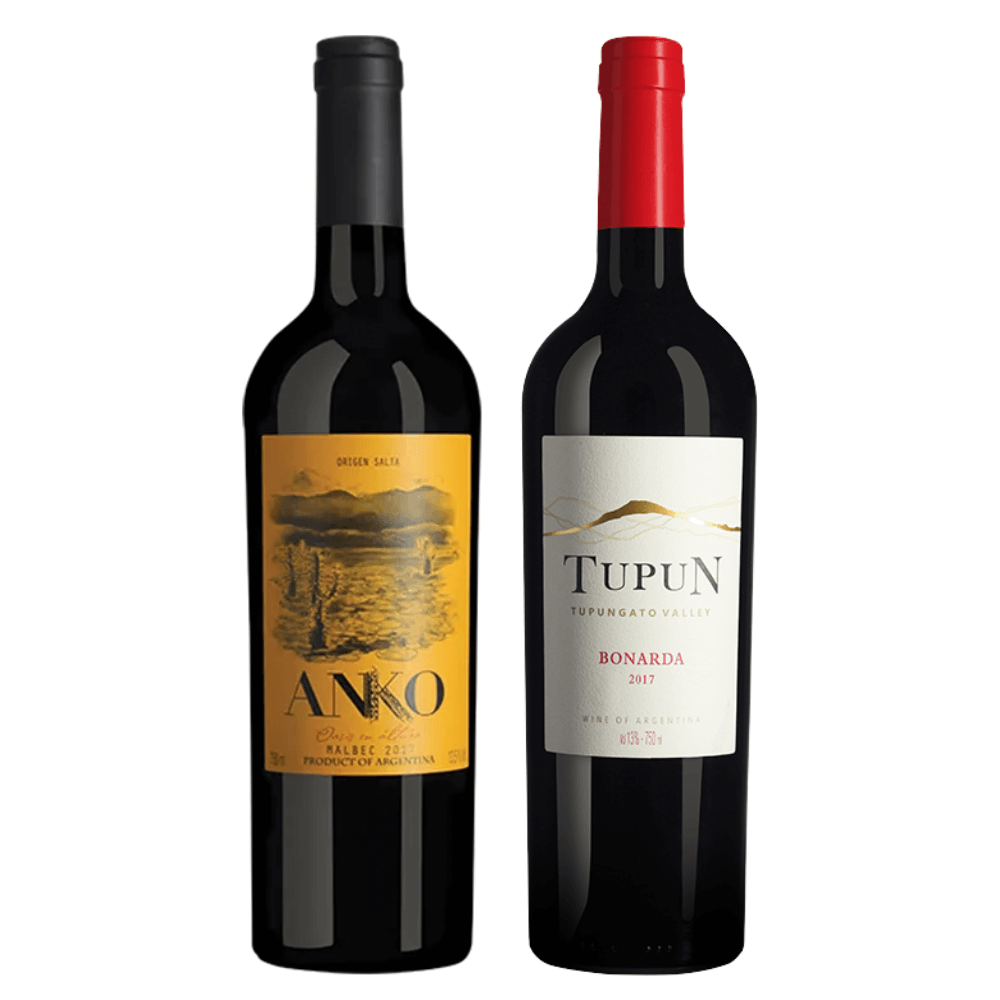 Kit Vinhos Especiais Argentina: Tupun Bonarda + Anko Malbec