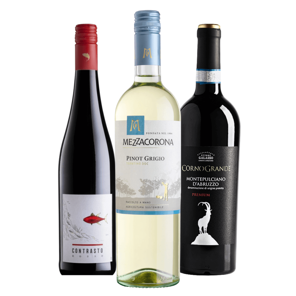 Kit Vinhos Italianos: Contrasto, Mezzacorona, Ettore Galasso