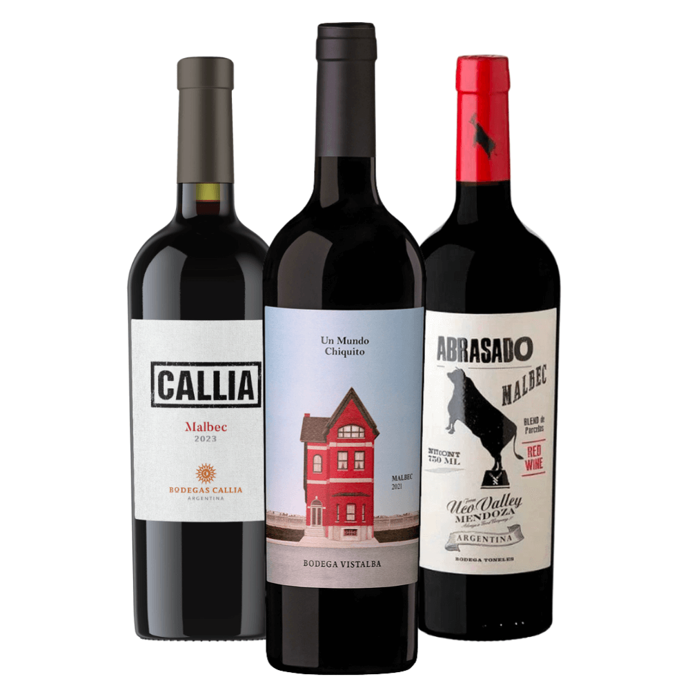 Kit Vinhos Malbec: Callia, Un Mundo Chiquito, Abrasado