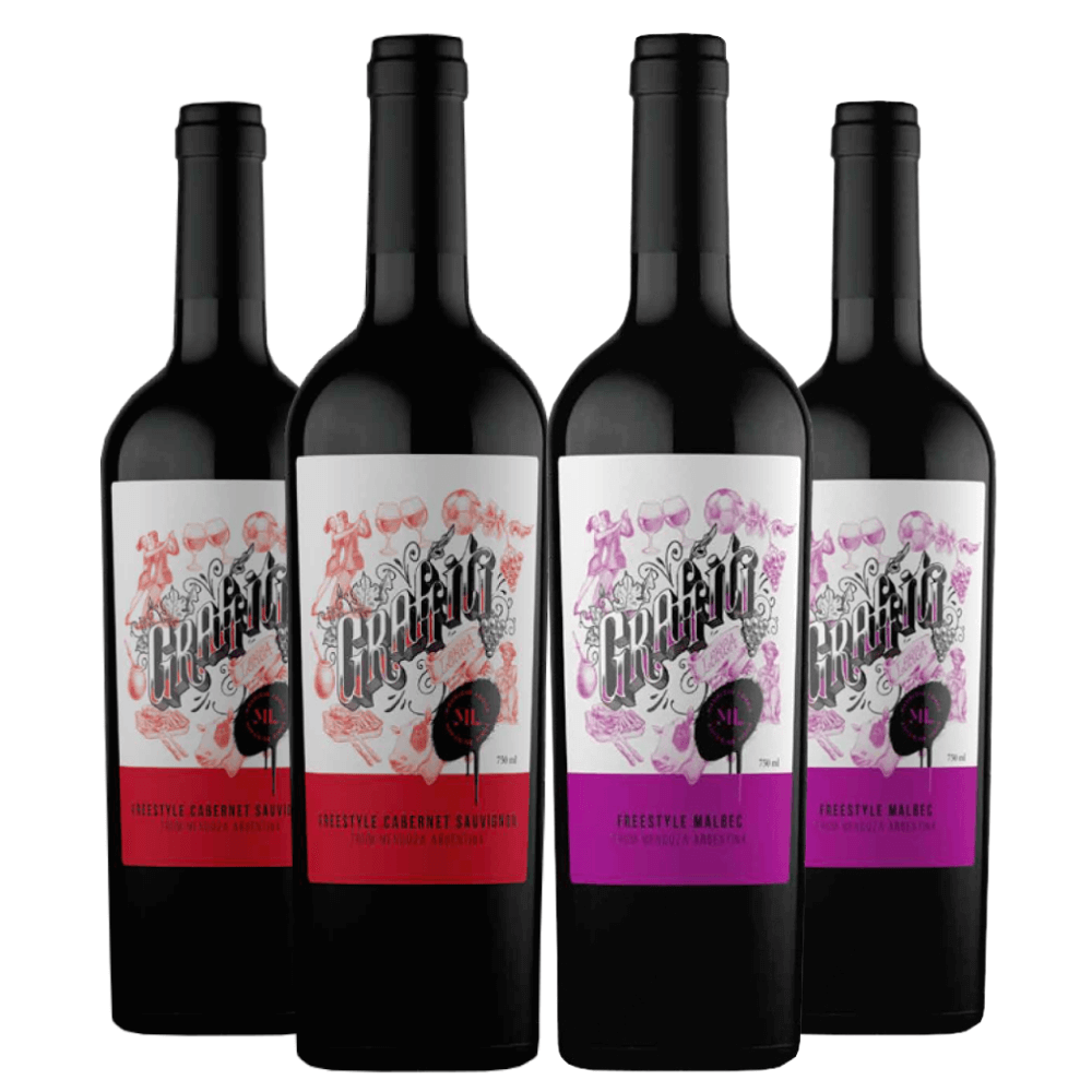 Kit Vinhos Mauricio Lorca Graffiti: Cabernet Sauvignon e Malbec
