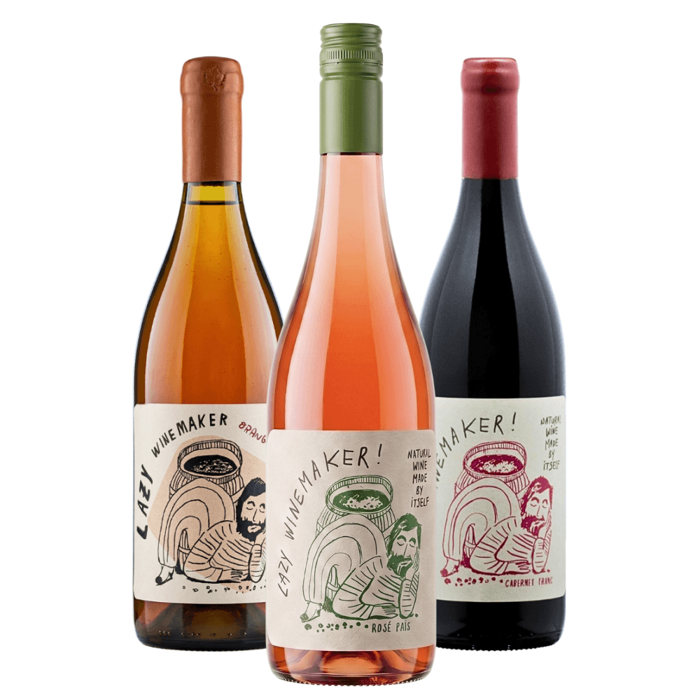 Kit Vinhos Naturais Lazy Winemaker - 3 Unidades