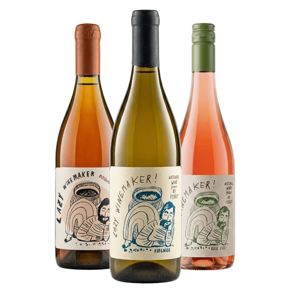 Kit Vinhos Naturais Lazy Winemaker - 3 Unidades