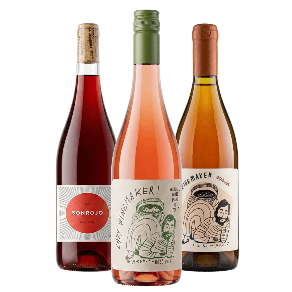 Kit Vinhos Naturais Sonrojo e Lazy Winemaker - 3 Unidades