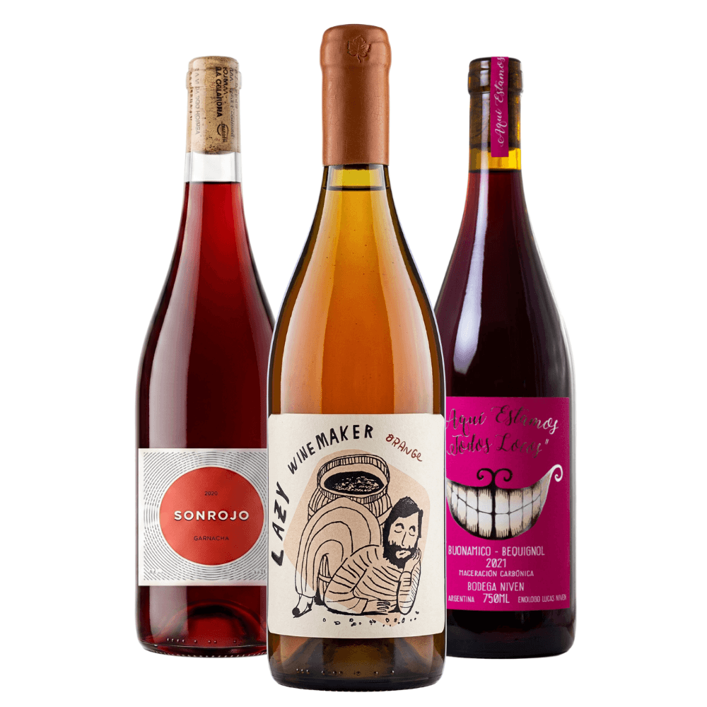 Kit Vinhos Naturais Sonrojo, Lazy Winemaker, Níven