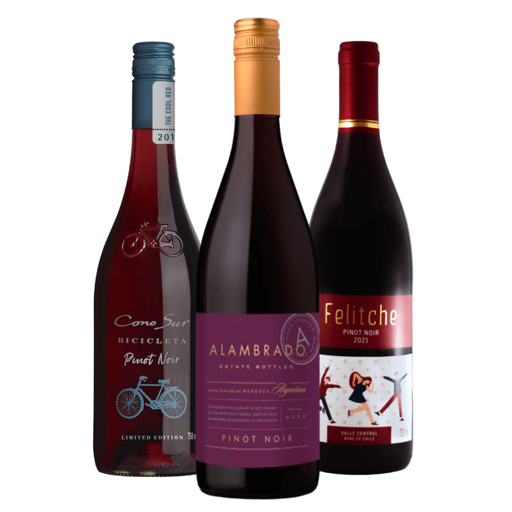 Kit Vinhos Pinot Noir: Cono Sur, Alambrado, Felitche