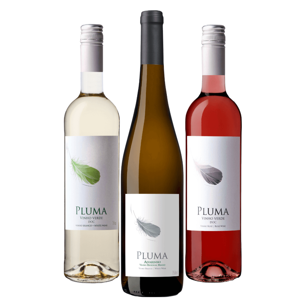 Kit Vinhos Pluma: Vinhos Verdes e Alvarinho