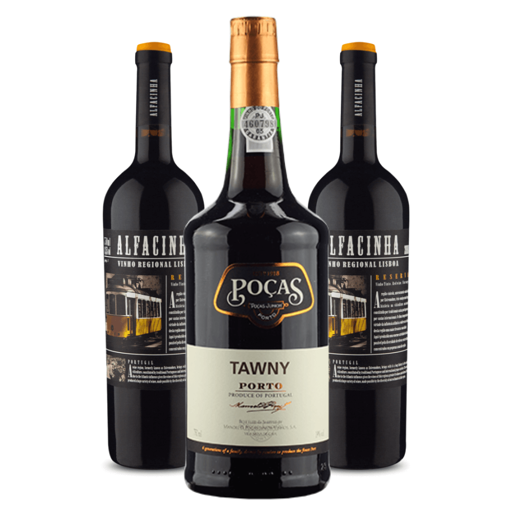 Kit Vinhos Portugueses: Vinho do Porto Tawny, Alfacinha Reserva