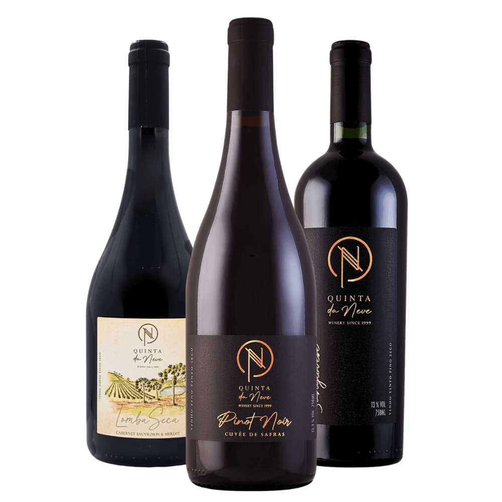 Kit Vinhos Quinta da Neve: Lomba Seca, Pinot Noir, Sangiovese