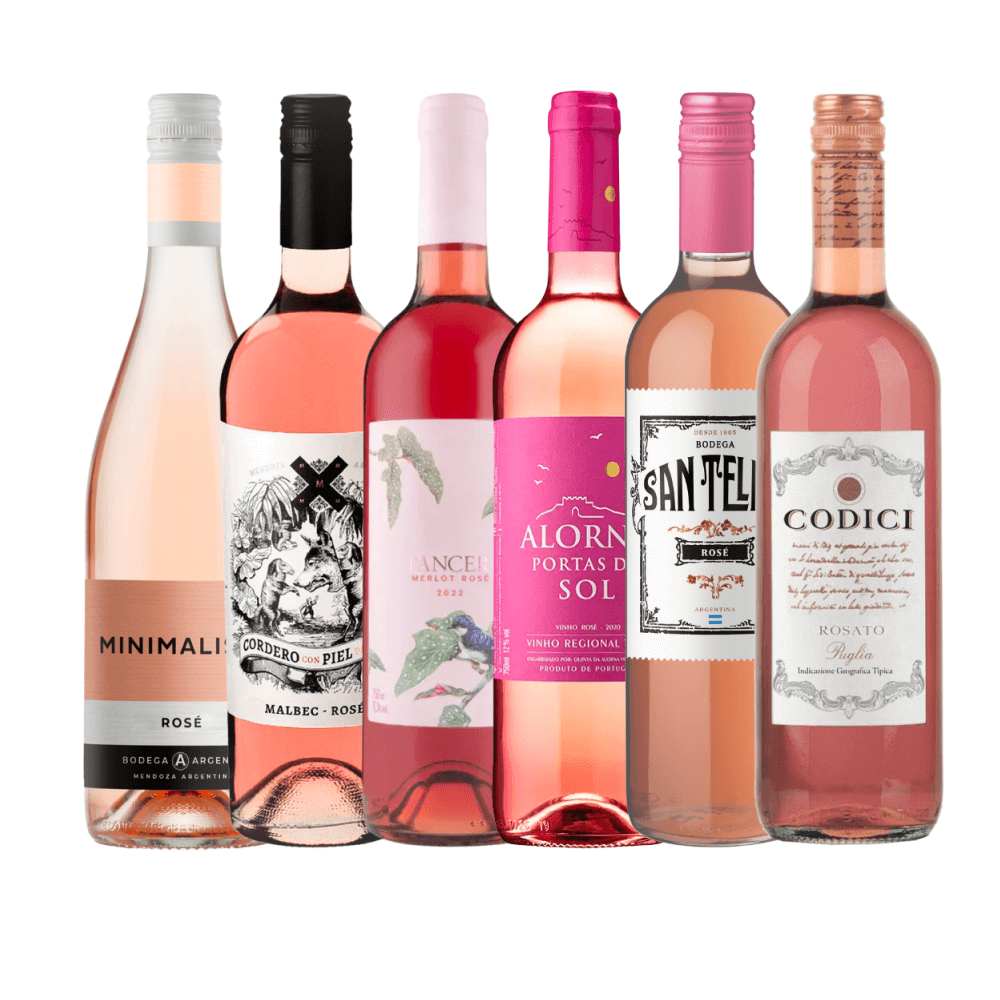Kit Vinhos Rosés - 6 Unidades
