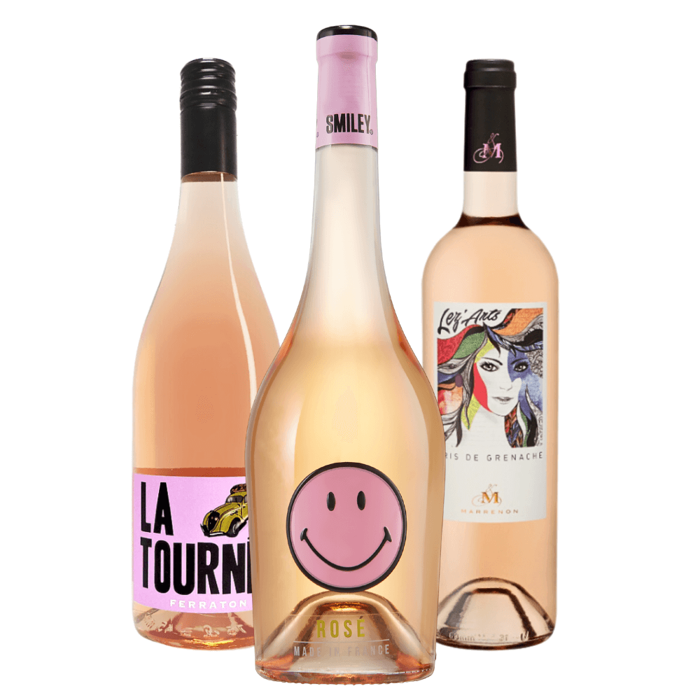 Kit Vinhos Rosés Franceses - 3 Unidades