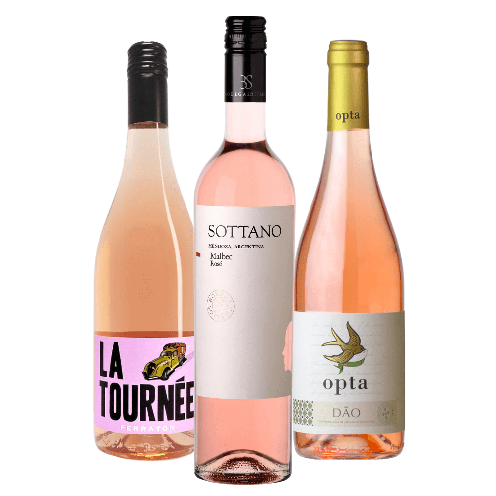 Kit Vinhos Rosés: La Tournée, Sottano, Opta Dão
