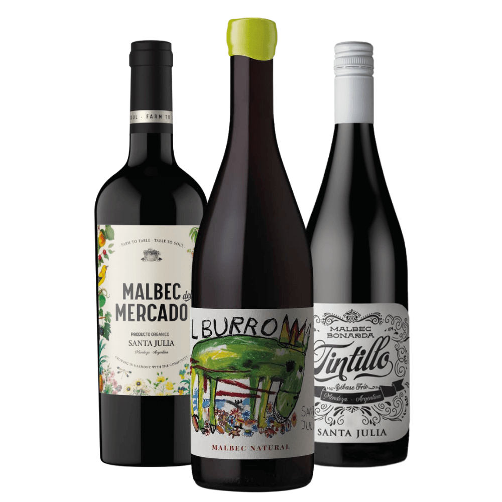 Kit Vinhos Santa Julia: Del Mercado, El Burro, Tintillo
